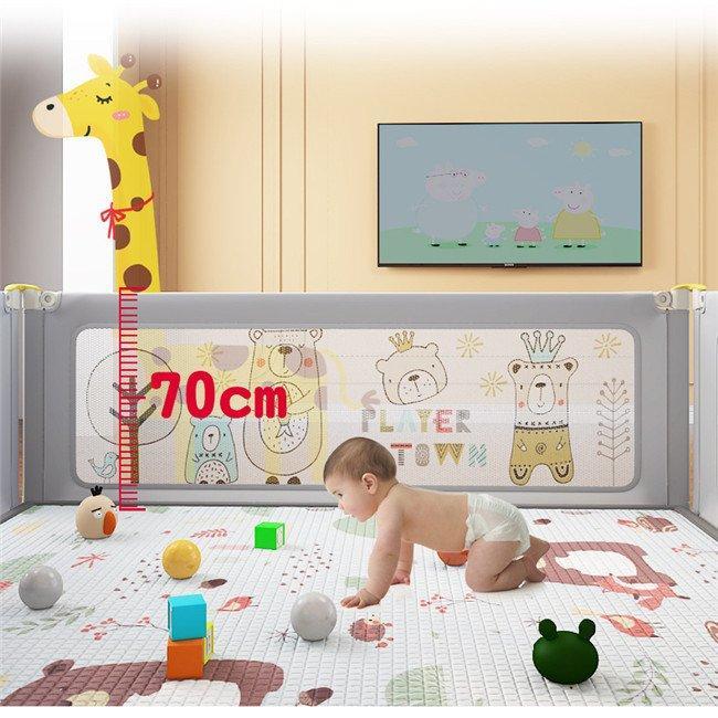 【推し】 ベビーサークル 大型 ベビーフェンス おしゃれ 扉ロック 安全の高さ マットなし 育児ベビーサークル 底に吸盤付き 赤ちゃん 垂直・片側昇降可能 柵 安全 【1716036812】(11102円)