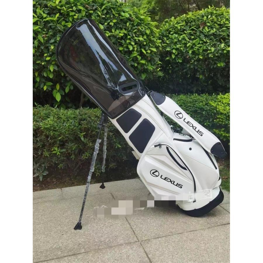 未使用品　レクサス　Lexus ゴルフキャディバッグ　セルフスタンド練習用バッグ レクサス Lexus ゴルフ キャディバッグ スタンド キャディー