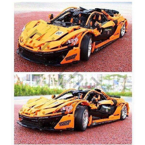 レゴ 互換品 マクラーレン P1 オレンジ テクニック ブロック クリスマス プレゼント ブロック