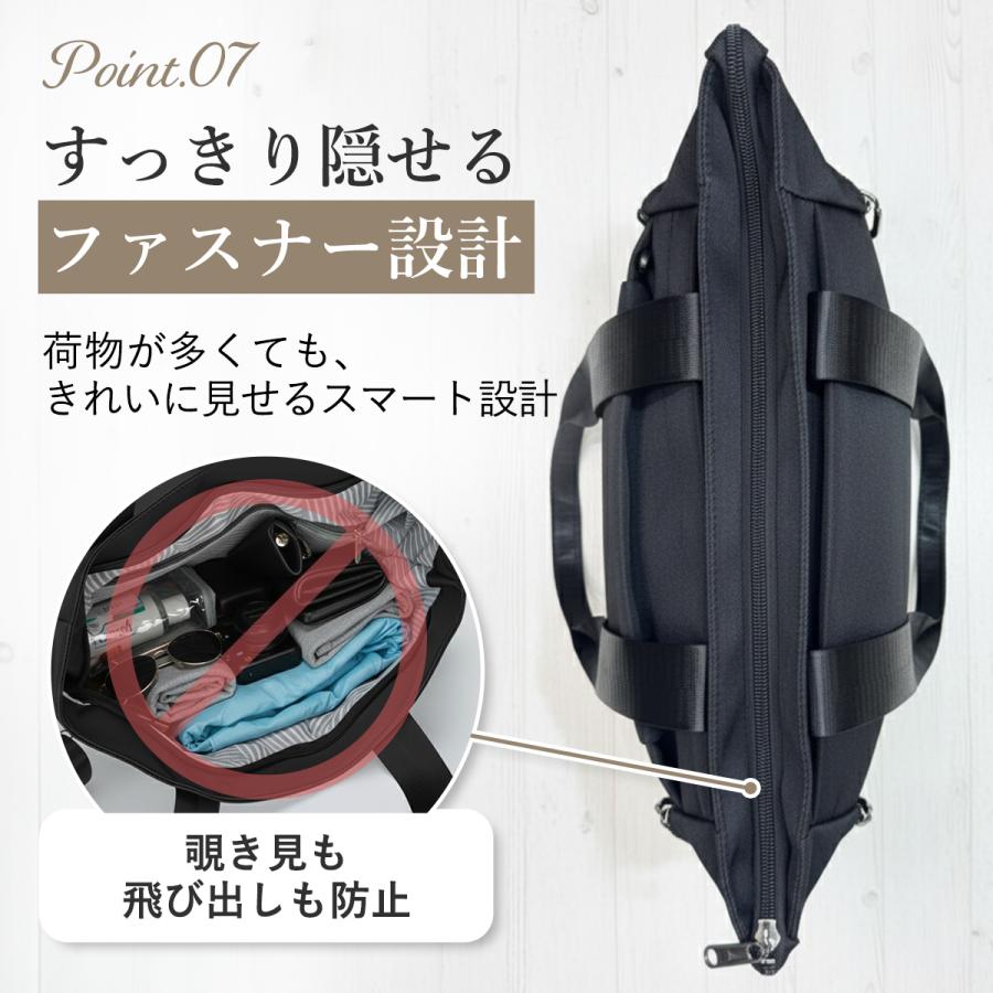 ショルダーバッグ トートバッグ レディース 3WAY 大容量 軽量 撥水