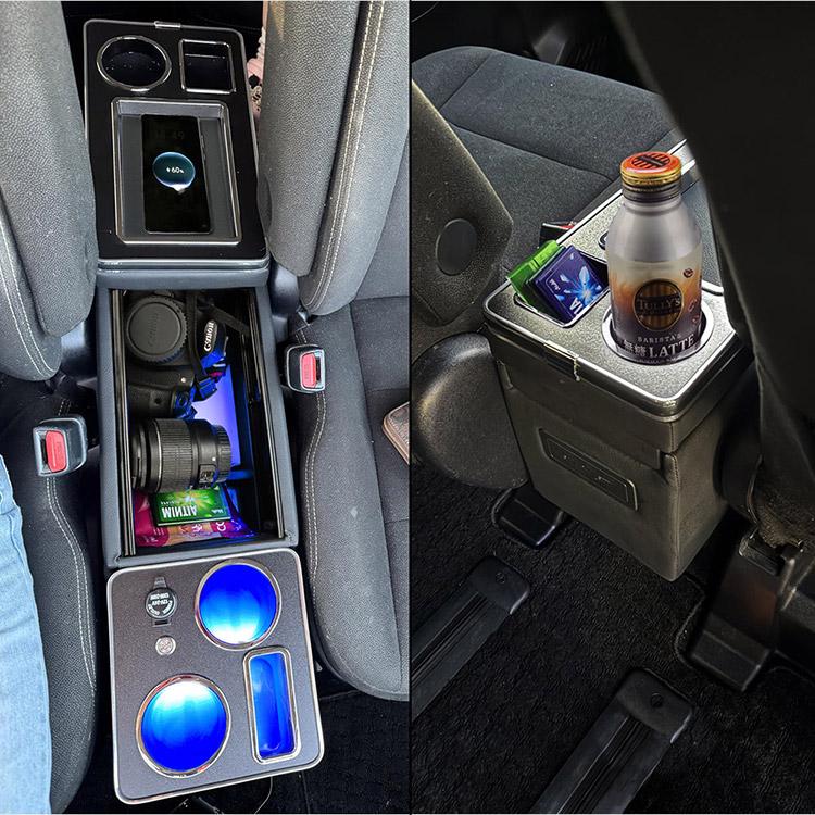 ノア ヴォクシー センターコンソールボックス ステップワゴン セレナ 車内収納 専用設計】ワイヤレス充電 80系 ヴォクシー ノア エスクァイア