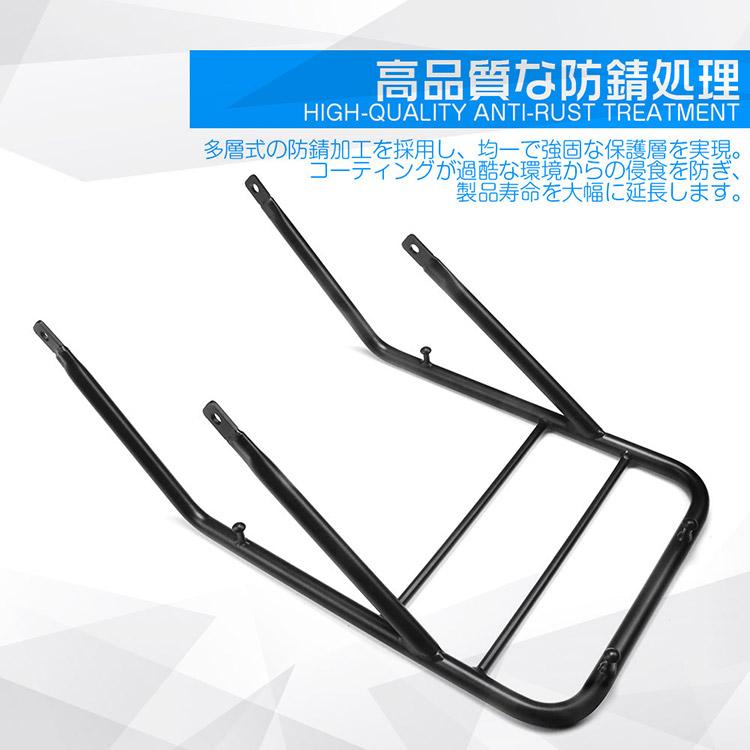 ホンダ レブル250/S/E レブル500 リアキャリア グラブバー一体型 荷台 ラゲッジキャリア スチール製 ブラック カスタムパーツ_5