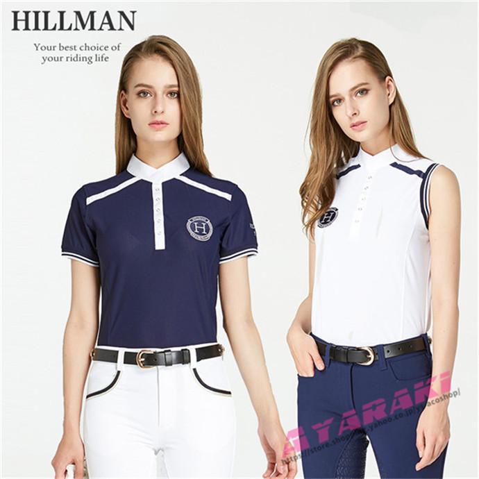 乗馬用品 乗馬ウェア 半袖シャツ ショーシャツ 乗馬用ポロシャツ レディース コンペティション 競技用 馬具 馬 乗馬用 春 夏