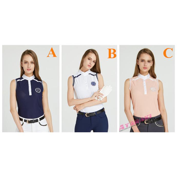 乗馬用品 乗馬ウェア 半袖シャツ ショーシャツ 乗馬用ポロシャツ レディース コンペティション 競技用 馬具 馬 乗馬用 春 夏 乗馬用品 乗馬ウェア