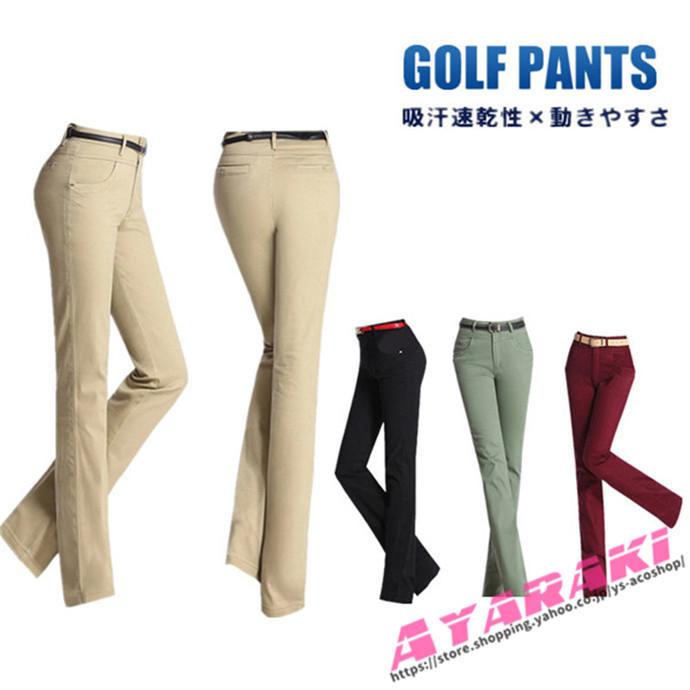 ゴルフウェア レディース ロングパンツ ゴルフ 大きいサイズ ストレッチ おしゃれ 春夏 夏用 スポーツ 新作モデル はこぽす対応商品