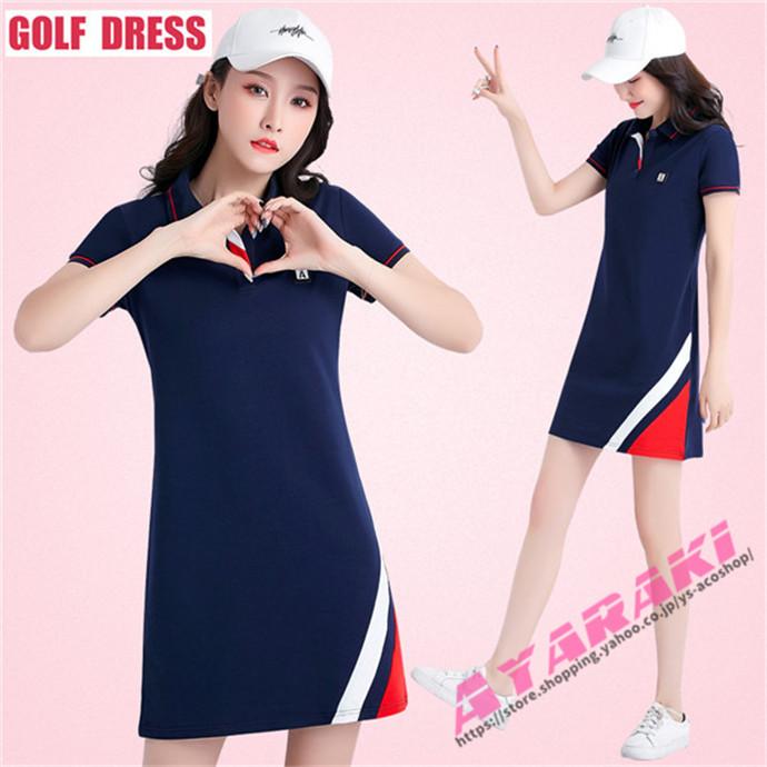 大阪販売 ゴルフウェア レディース ゴルフ ドレス ワンピース 丈長め ゴルフ スカート かわいい おしゃれ 新作 買取 定価 Www Superavila Com