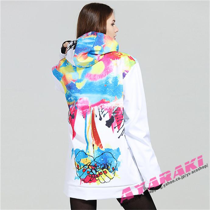 スノーボードウェア メンズ レディース スキーウェア パーカー 防寒フード アウトドア防水 スノボウェア スノーボード ウェア スノボ スノボー ウェア ウェア 地］：