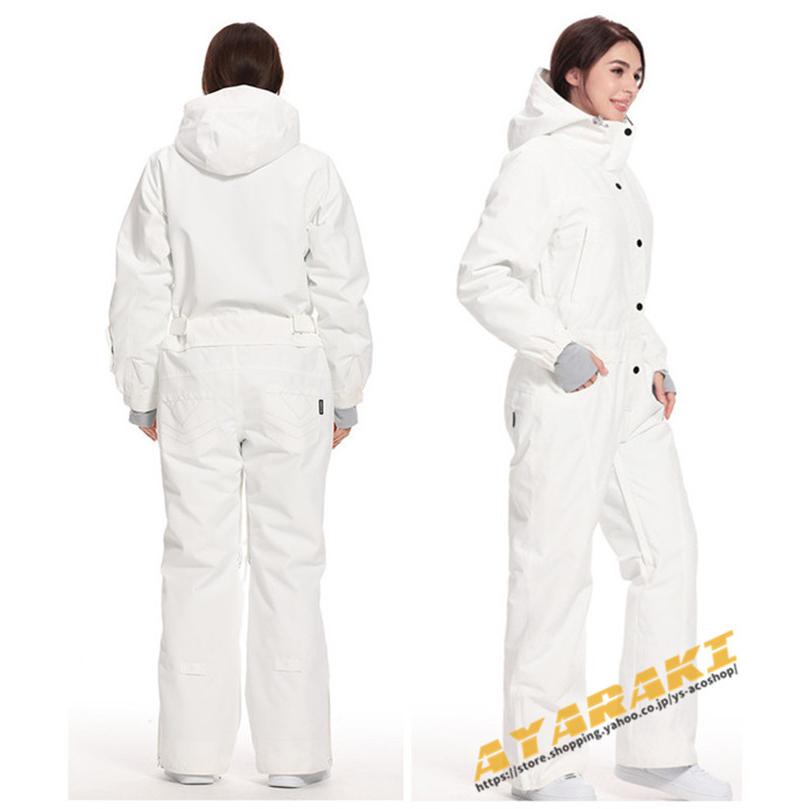 新春SALE！ スノーボードウエア ウェア ツナギ ワンピース オールインワン 中綿 レディース スキー 防寒フード snow 防風 防寒 保温 スノーボード アウトドア 【1949088823】(12610円)
