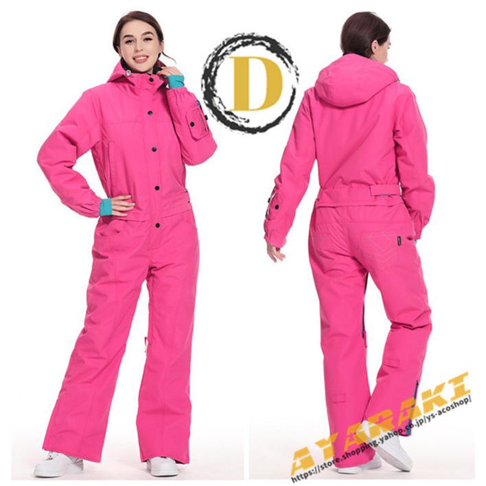 新春SALE！ スノーボードウエア ウェア ツナギ ワンピース オールインワン 中綿 レディース スキー 防寒フード snow 防風 防寒 保温 スノーボード アウトドア 【1949088823】(12610円)