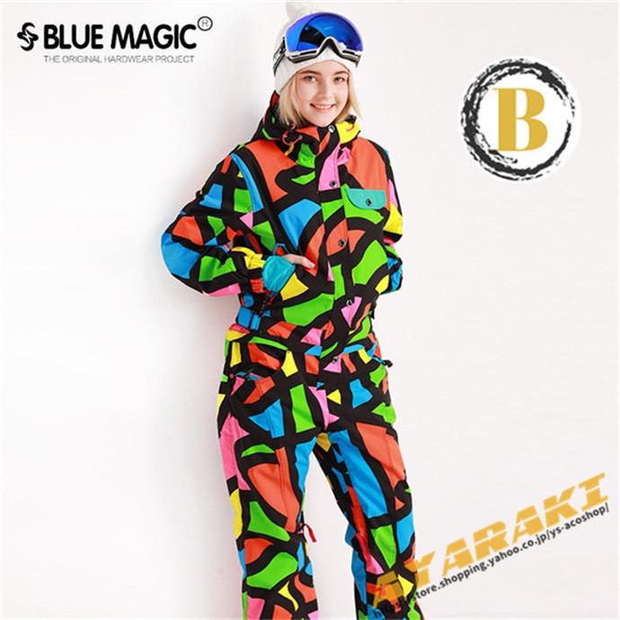 スノーボードウエア ウェア ツナギ ワンピース オールインワン 中綿 レディース スキー 防寒フード snow 防風 防寒 保温 スノーボード アウトドア 地］：