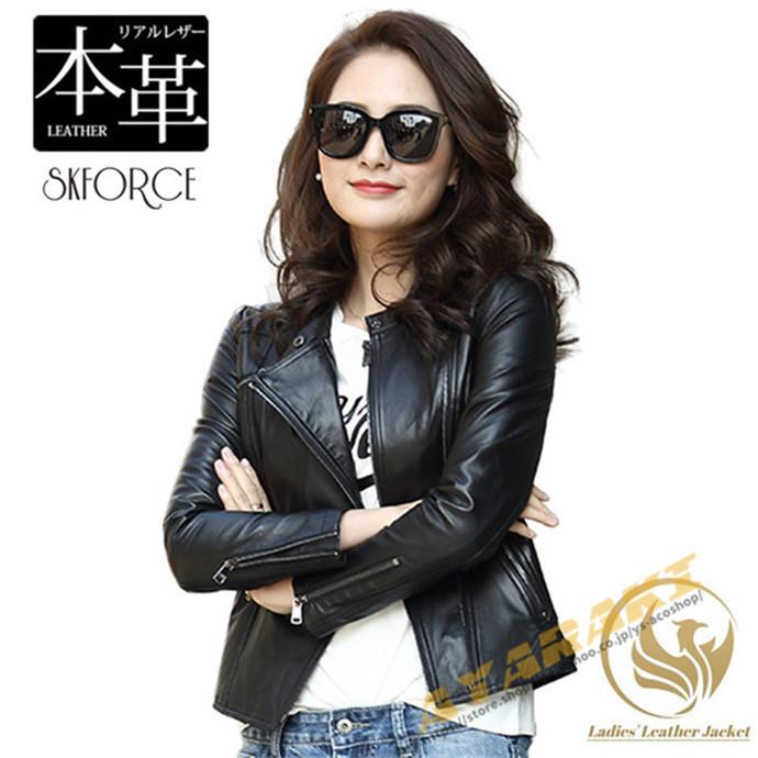 本革ジャケット 秋冬 ライダースジャケット 羊革 ライダースジャケット バイクウェア レディースファッション レディース 革ジャン ジャケット ライディング ジャケット 1110gspy10 ラム革 Ayaraki ジャケット 新作 アウター 即納 大特価