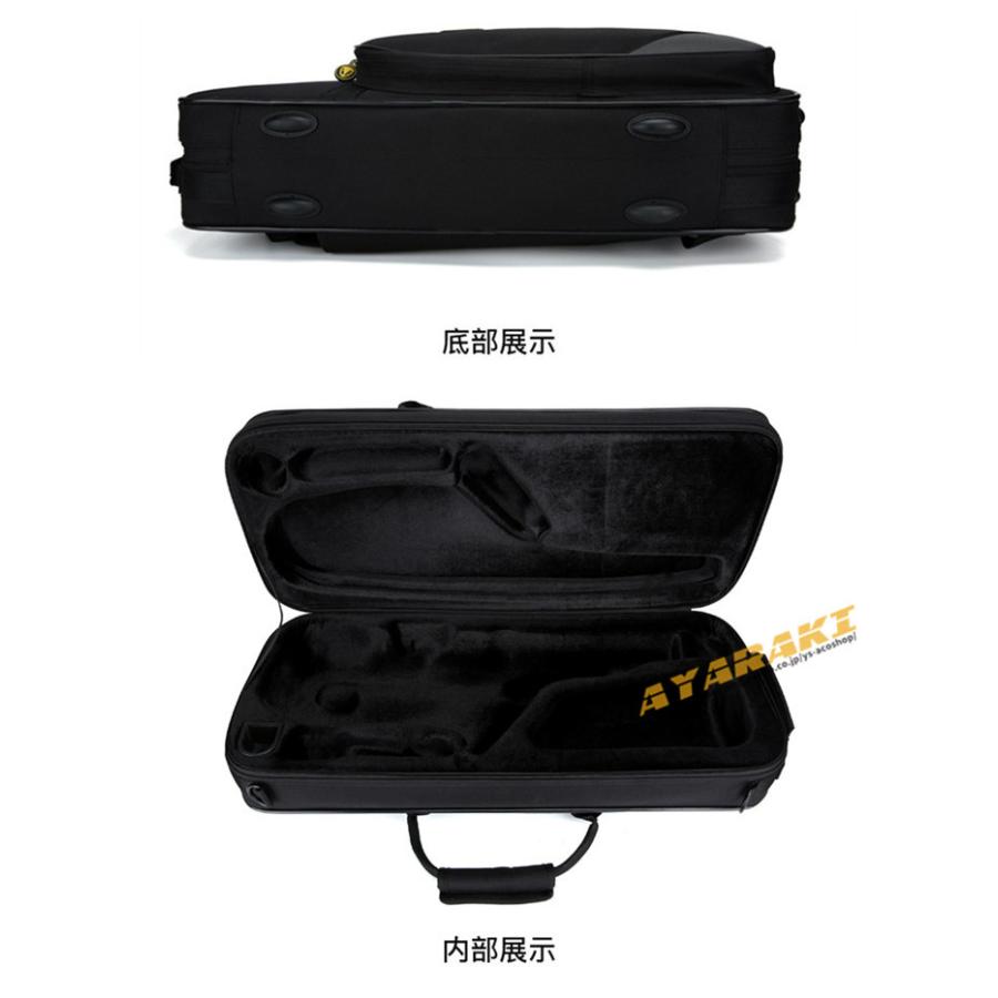 テナーサックス用ケース テナー 楽器 管楽器 TENOR SAX CASE セミハードケース ケース クッション付き 3WAY リュック ショルダー 手提げ｜ys-acoshop｜08