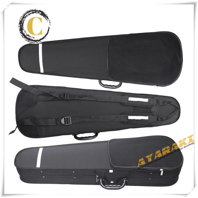 バイオリン　フルサイズ　ケース付き VIOLIN CASE バイオリンケース 楽器 弦楽器 600D