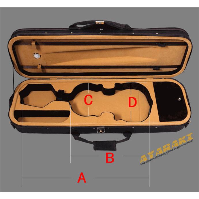 VIOLIN CASE バイオリンケース 楽器 管楽器 オックスフォード 軽量 防撥水 ケース 長方形 3WAY リュック ショルダー 手提げ｜ys-acoshop｜10