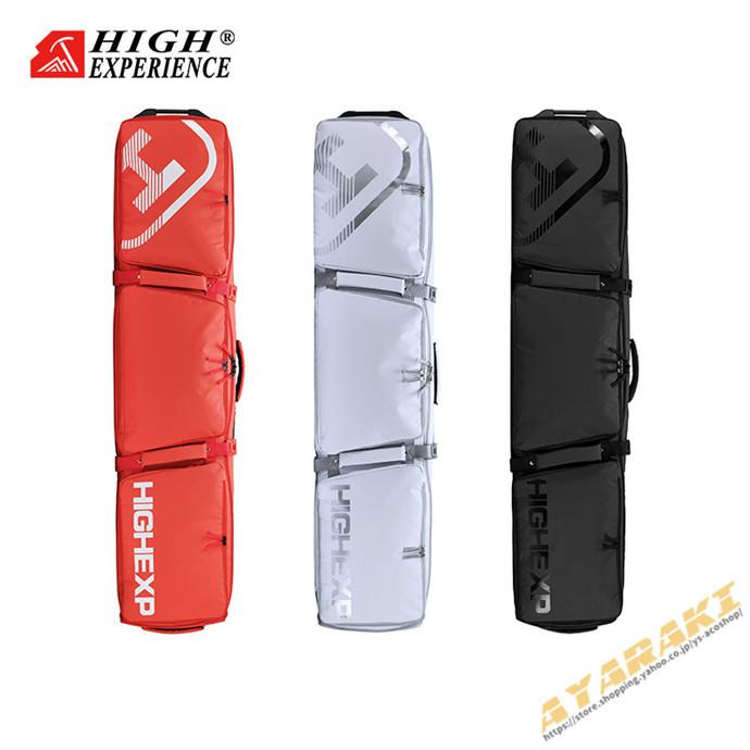 スノーボードケース キャスター 付き オールインワン 大容量収納 4WAY 前面3ポケット ボードケース スノーボード ウェア ボード ブーツ ゴーグル など収納可 