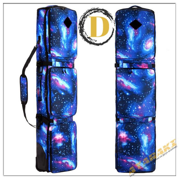 スノーボードケース キャスター 付き オールインワン 大容量収納 4WAY 前面3ポケット ボードケース スノーボード ウェア ボード ブーツ ゴーグル など収納可 