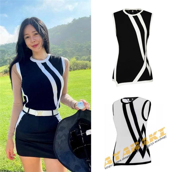 かわいい新作 レディース ゴルフベスト 立体裁断で動きやすい保温ゴルフベスト ニットベスト おしゃれ 通気性 カジュアル 女性用 スポーツウェア 秋冬 保温 防寒 ゴルフウェア レディースウエア Oyostate Gov Ng