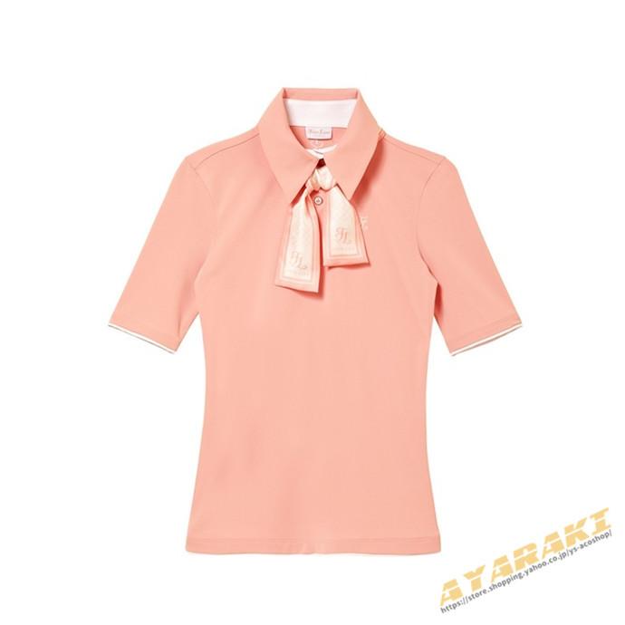 ゴルフ 半袖ポロシャツ ゴルフウェア シャツ レディース ポロシャツ 春夏新作モデル 