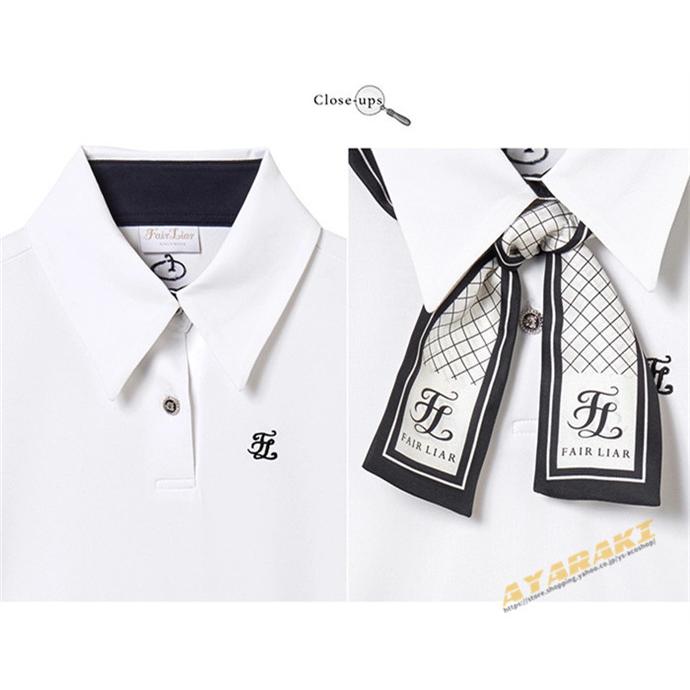 ゴルフ 半袖ポロシャツ ゴルフウェア シャツ レディース ポロシャツ 春夏新作モデル 