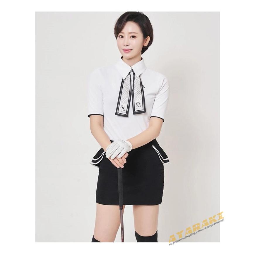 ゴルフ 半袖ポロシャツ ゴルフウェア シャツ レディース ポロシャツ 春夏新作モデル 