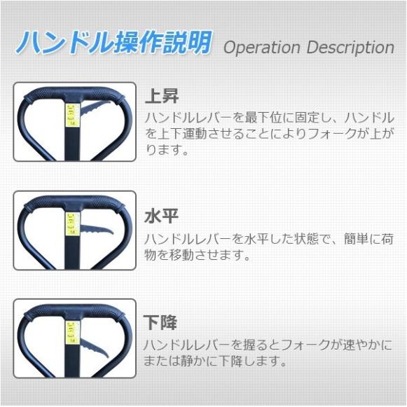 ハンドフォークリフト ハンドリフト 最大積載0.5t 低床 油圧手動 ハンドフォークリフト ハンドリフト 最大積載0.5t 低床 油圧手動