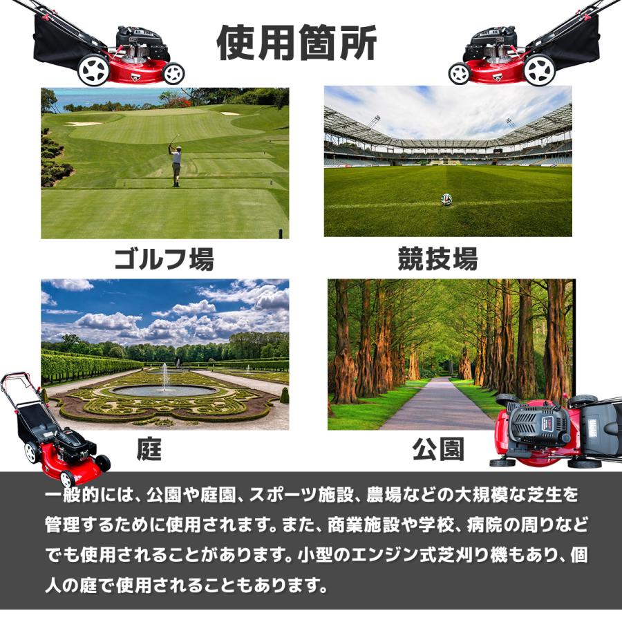 セール エンジン式芝刈機 6馬力 60L集草袋付き 排気量173cc 刈り幅