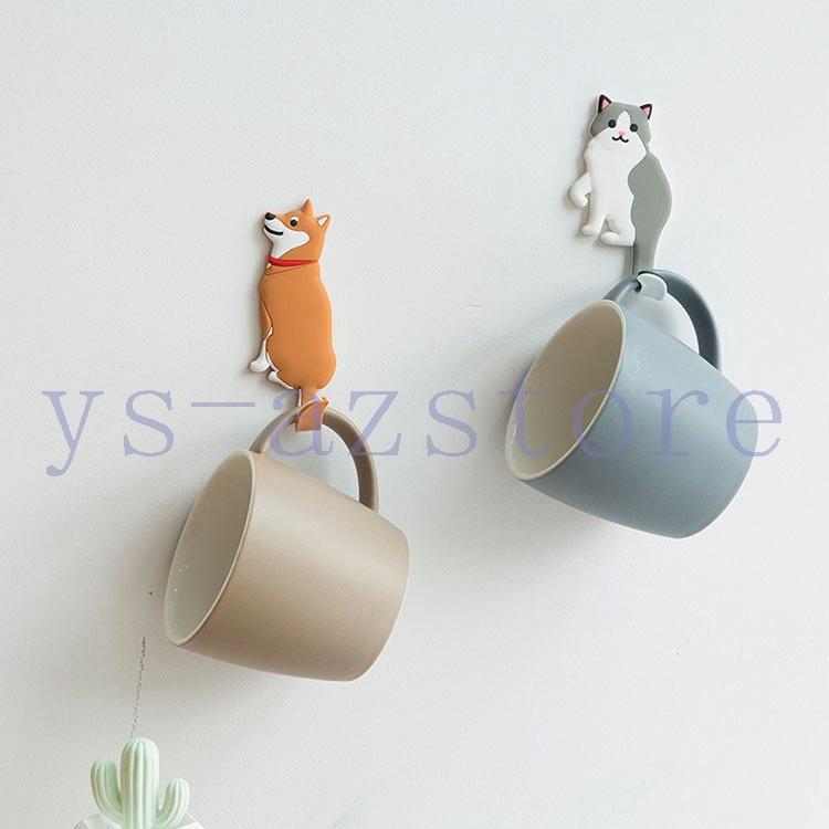 壁掛け フック インテリア アニマル シール ハンガー 動物 可愛い フック ウォール キッチンツールフック 鍵掛け 吊り下げ収納 小物フック 小物掛け Az 2769hwolk Azstore 通販 Yahoo ショッピング