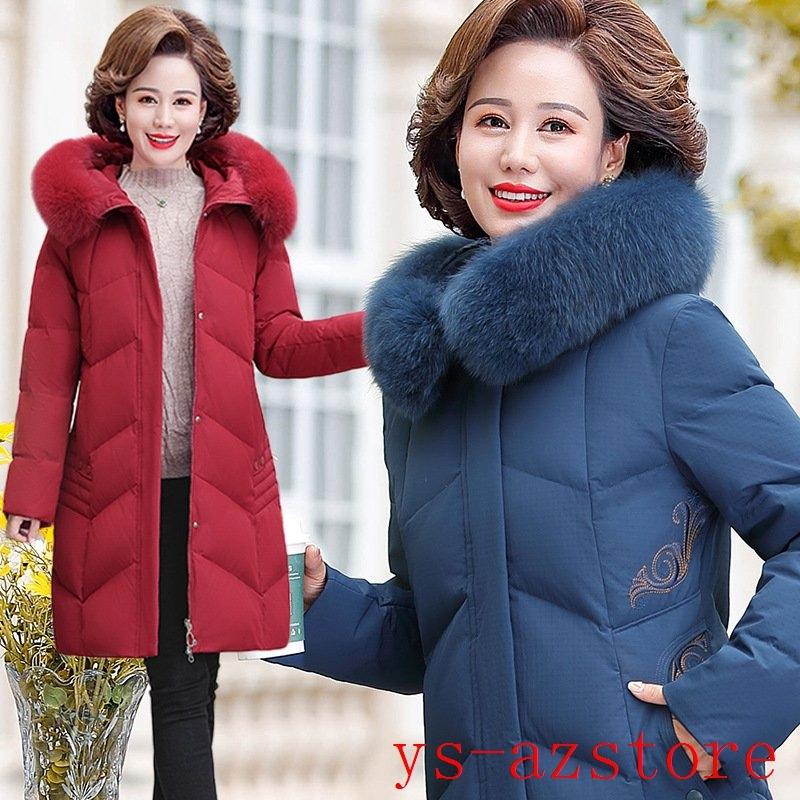 ダウンコート レディース 人気 ロング 高級 40代 50代 30代 おすすめ 暖かい 安い きれいめ おしゃれ 冬 もこもこ Az 2905ehqhc Azstore 通販 Yahoo ショッピング