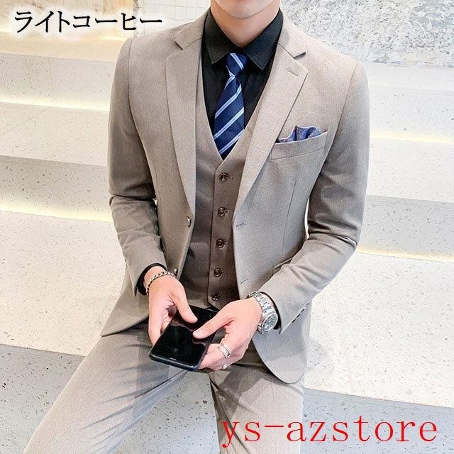 卸し売り購入 スーツ メンズ 3ピーススーツ グレー タキシード 結婚式 パーティー フォーマル 紳士服 メンズスーツ 3点セット 30代 40代 50代 ビジネス Gestoci Ci