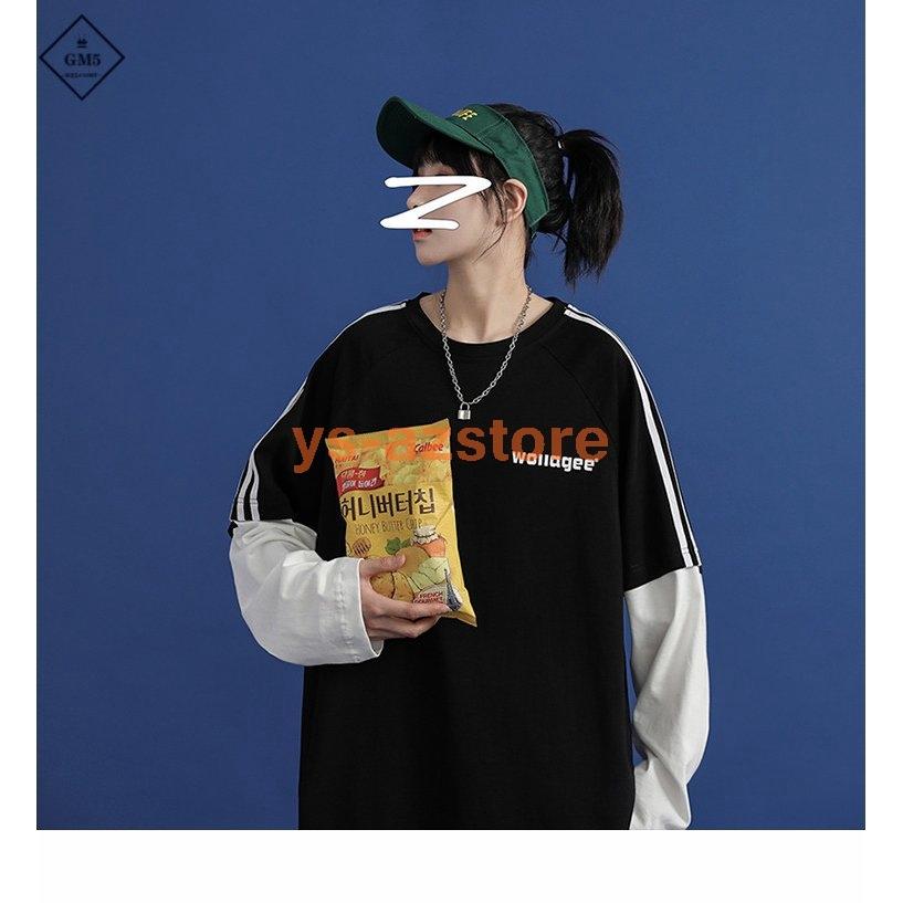 長袖ｔシャツ メンズ レディース ローグｔシャツ カップル トレーナー 綿 カットソー重ね着風 フェイクレイヤード オシャレ 大きいサイズ 秋 21 安い Az 5948laqai Azstore 通販 Yahoo ショッピング