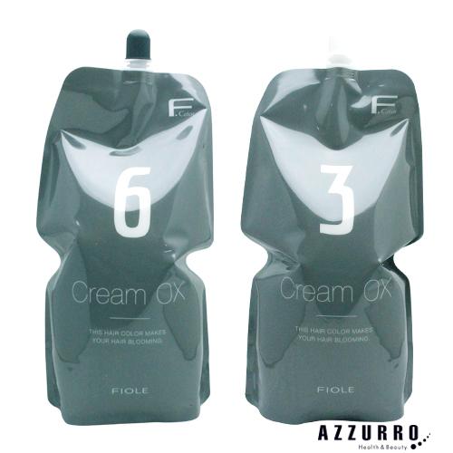フィヨーレ クリームOX 2000ML 4個セット FIOLE（フィヨーレ） クリーム オキシ OX 2000ml 染毛補助剤 第2剤