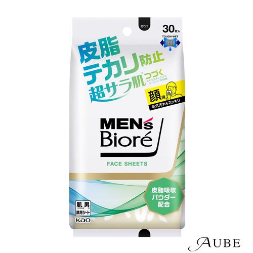 メンズビオレ 花王 フェイスシート 皮脂テカリ防止 30枚入【ドラッグ