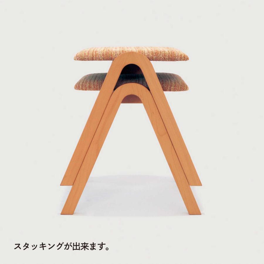 宮崎椅子製作所 A stool スツール 木製 無垢 国産 日本製 北欧