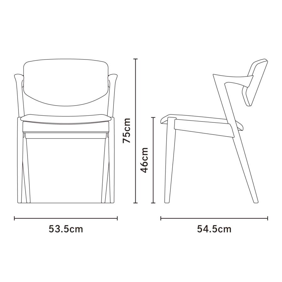 宮崎椅子製作所 No.42 chair ナンバー42 ダイニングチェア 木製 宮崎椅子製作所 No.42 chair ナンバー42 ダイニングチェア 木製