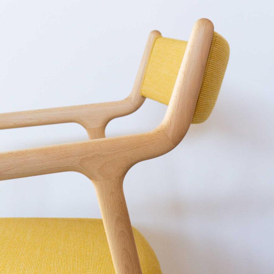宮崎椅子製作所 pepe arm chair ペペアームチェア 背布張 ダイニング