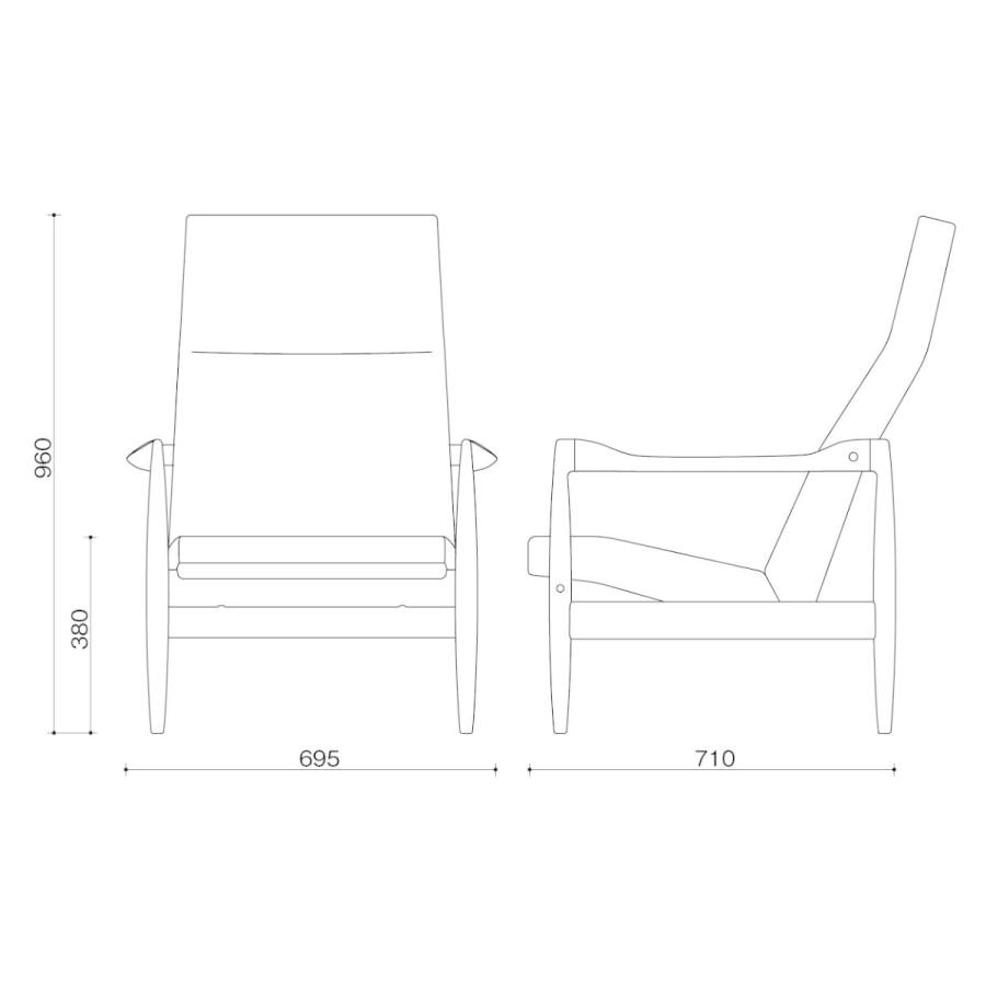 宮崎椅子製作所 UNI-Rest ラウンジチェア カイ・クリスチャンセン 宮崎椅子｜UNI-Rest ラウンジチェア | インテリアショップ FORMS