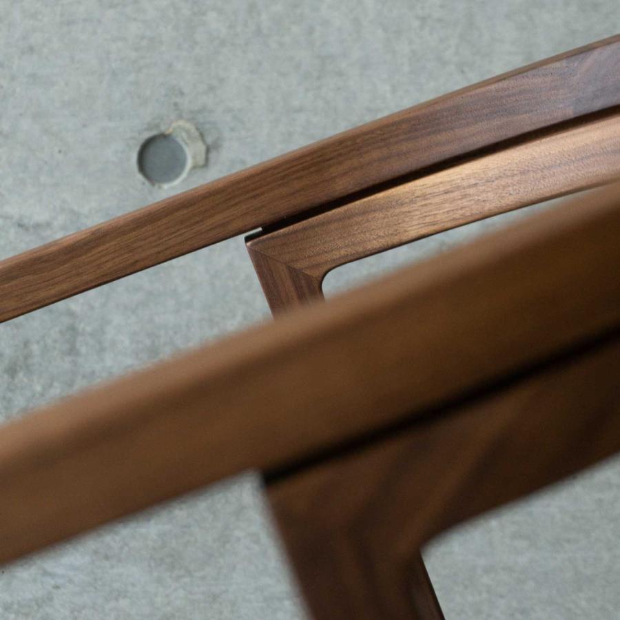 UU chair ユーユーチェア 宮崎椅子製作所 ダイニングチェア 木製 フルアーム フィット 背板 布座 国産 日本製 ダイニング チェア 半円 デザイン 小泉誠_7