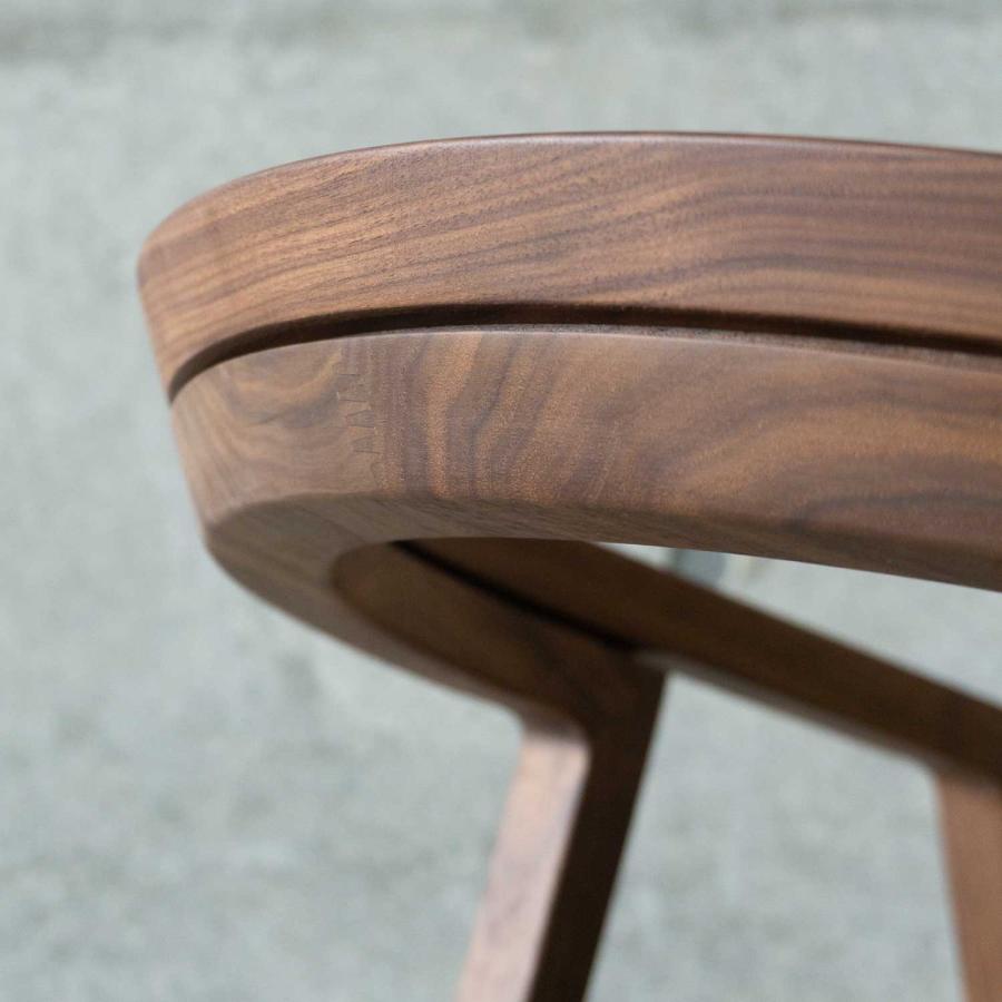 UU chair ユーユーチェア 宮崎椅子製作所 ダイニングチェア 木製 フルアーム フィット 背板 布座 国産 日本製 ダイニング チェア 半円 デザイン 小泉誠_8