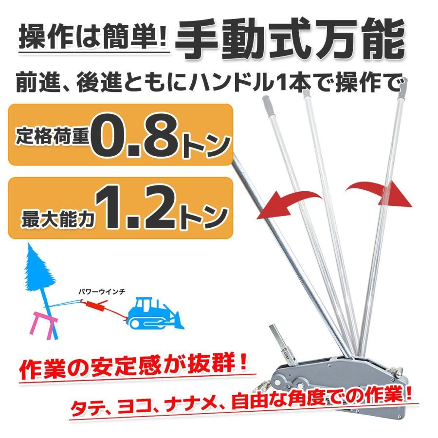 取り引き中　　ハンドウインチ　チルホール Amazon.co.jp: kaitou ハンドウインチ 軽量レバー式 800kg チルホール