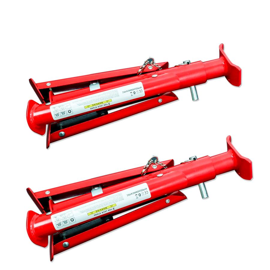 ジャッキスタンド 2基セット 耐荷重3t 折り畳み リジットラック