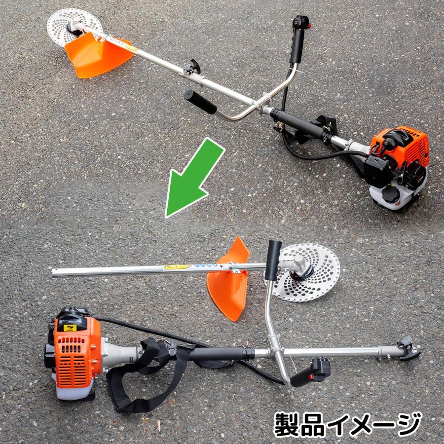 26ccエンジン草刈機2分割式5.6kg軽量設計！2サイクル 草刈り機 掛ベルト 一年保証 5.6kg軽量設計！26ccエンジン草刈機 2分割式 2サイクル