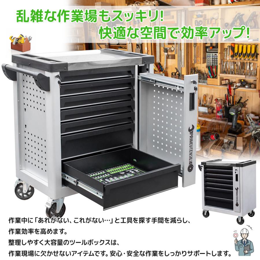 感謝セール3台限定 工具付き ローラーキャビネット+245点工具セット