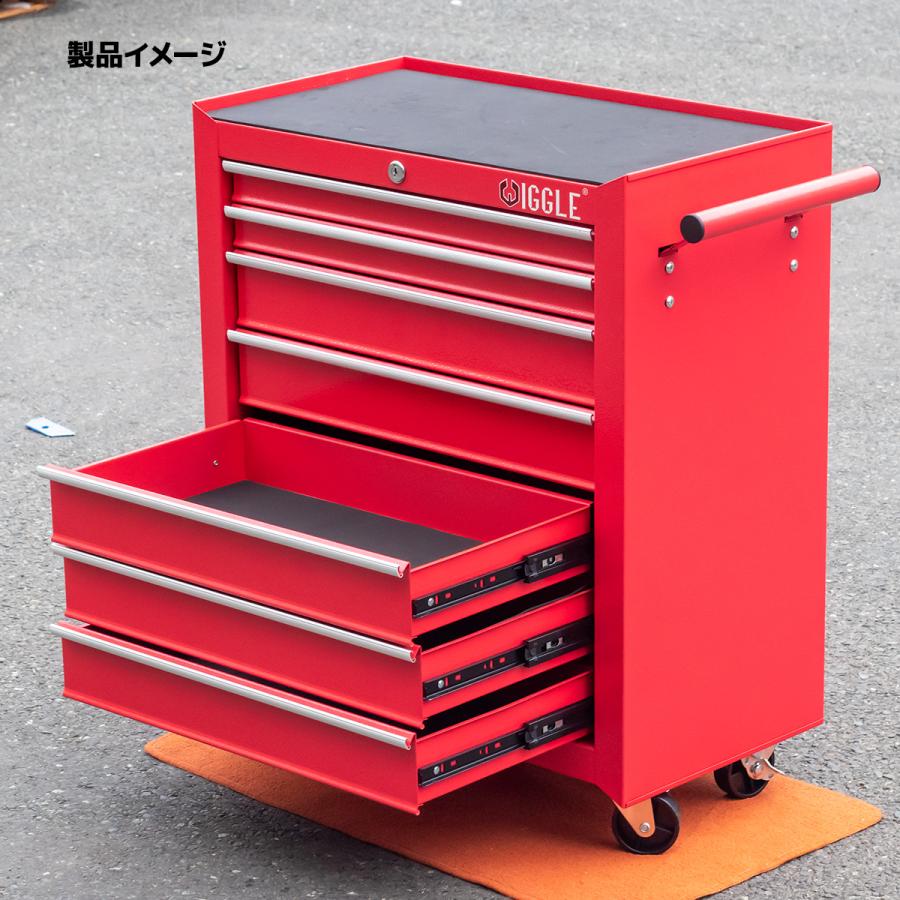 ツールボックス ローラーキャビネット 工具箱 7段 鍵付き 引き出し