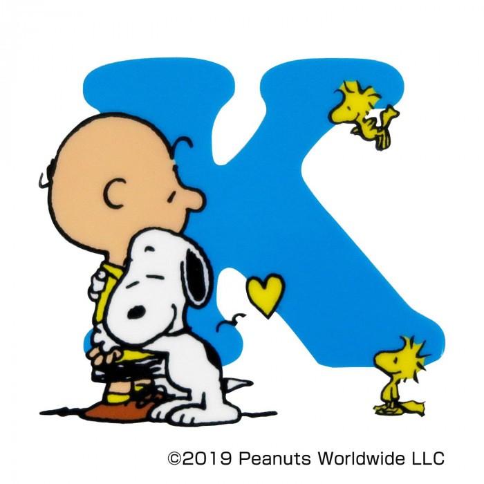 イニシャルステッカー Snoopy スヌーピー イニシャルステッカー アルファベットk Sn221 ワイズのこだわりネットショップ 通販 Yahoo ショッピング