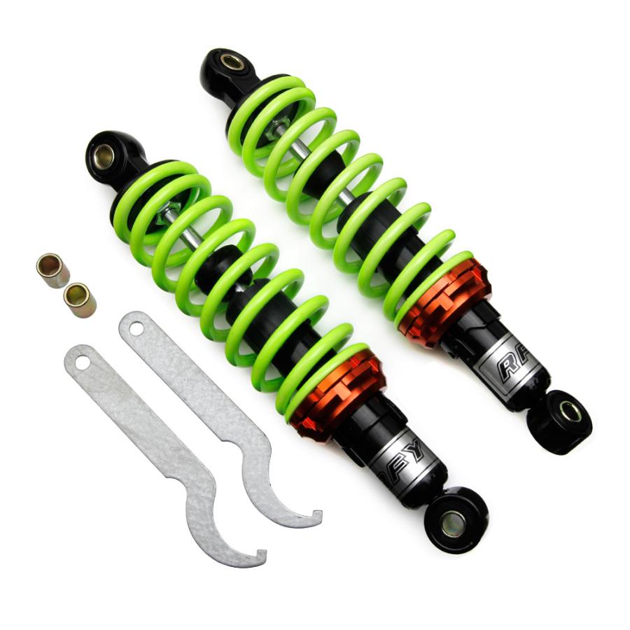 サスペンションキット 4本 緑色 ショックアブソーバーとスプリングのセット サスペンションキット 4本 緑色 ショックアブソーバーと