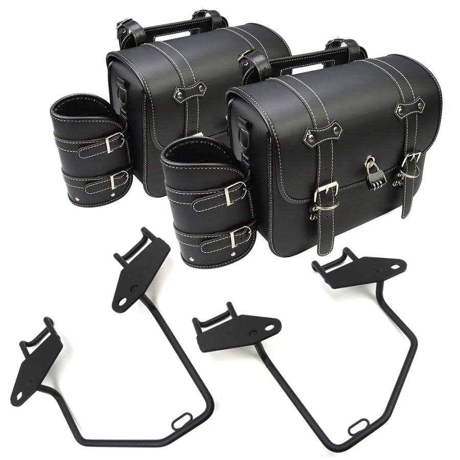 rebel レブル250 レブル500専用 サイドバッグサポート 左右セット +15L 