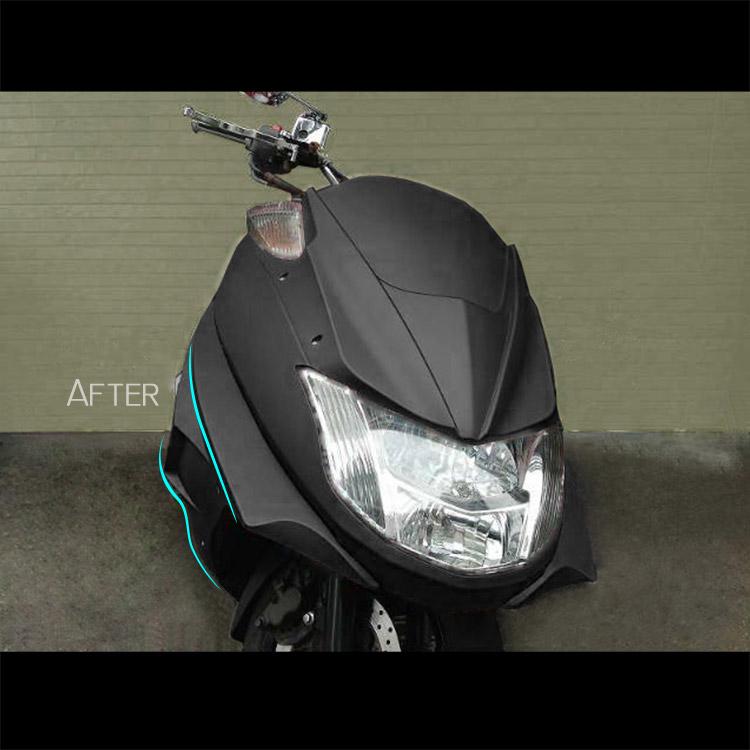 ヤマハ マグザム250 sg17j サイドエアロ フロントエアロ カスタム YAMAHA フロント サイドカウル エアロ仕様 左右セット マグザム