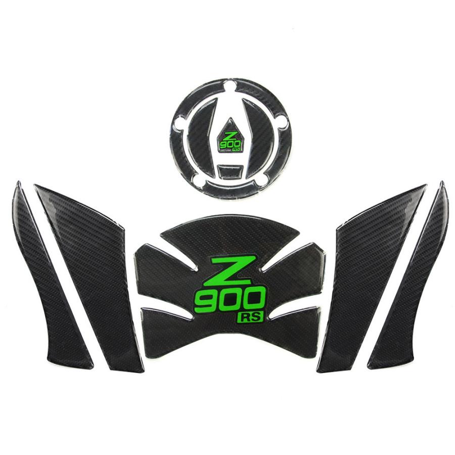 Z900RS 用 タンクパッド サイド防滑パッド 高品質カーボンファイバー調