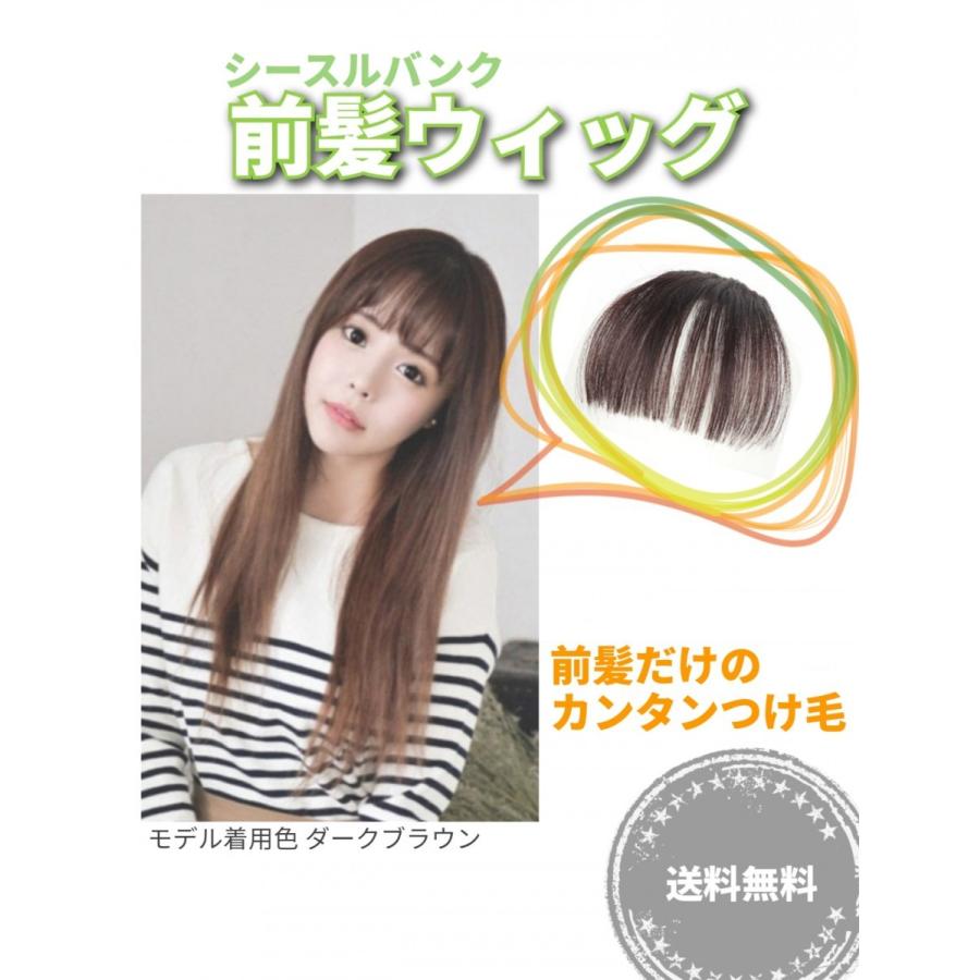 前髪ウィッグ ウィッグ 自然 クリップ ナチュラルバンク シースルーバンク Frontwg Parts001 暮らしの良品ストア 通販 Yahoo ショッピング