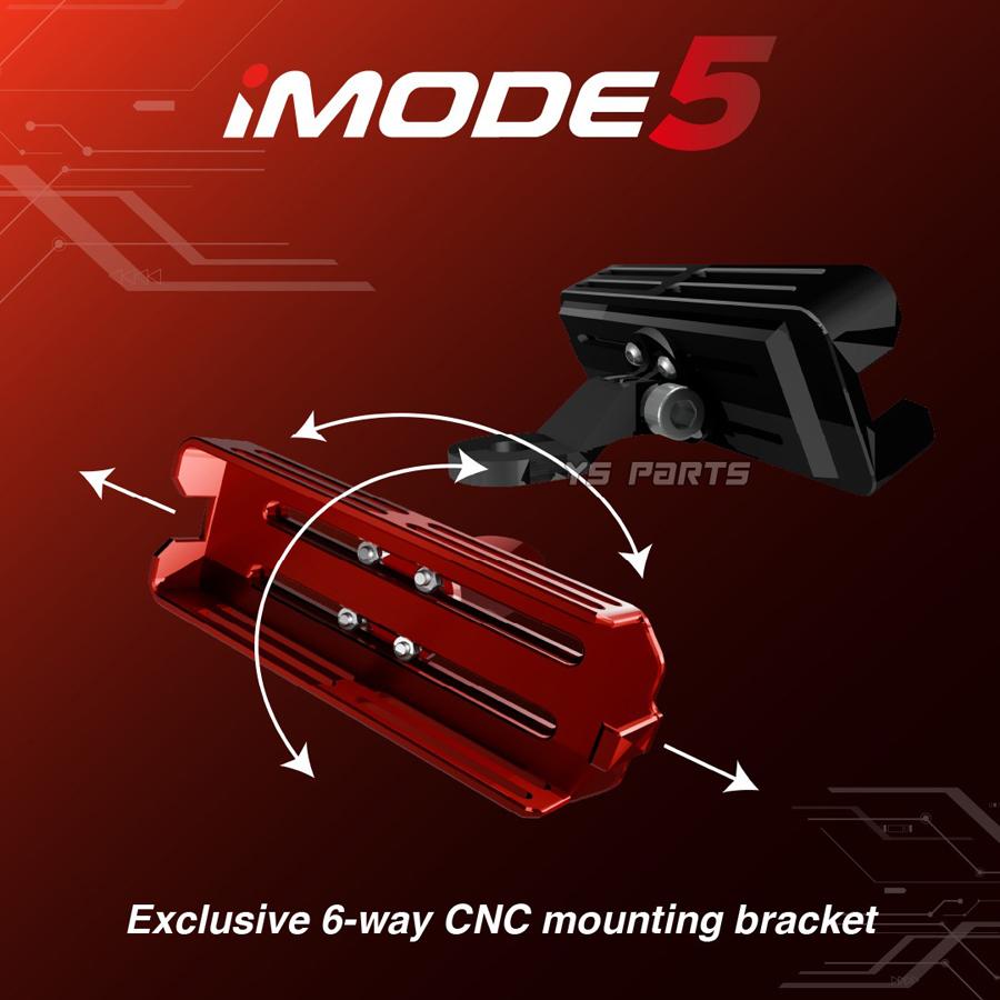 aRacer iMode5専用CNCメーターステー赤 クロスカブ/CC110[JA45